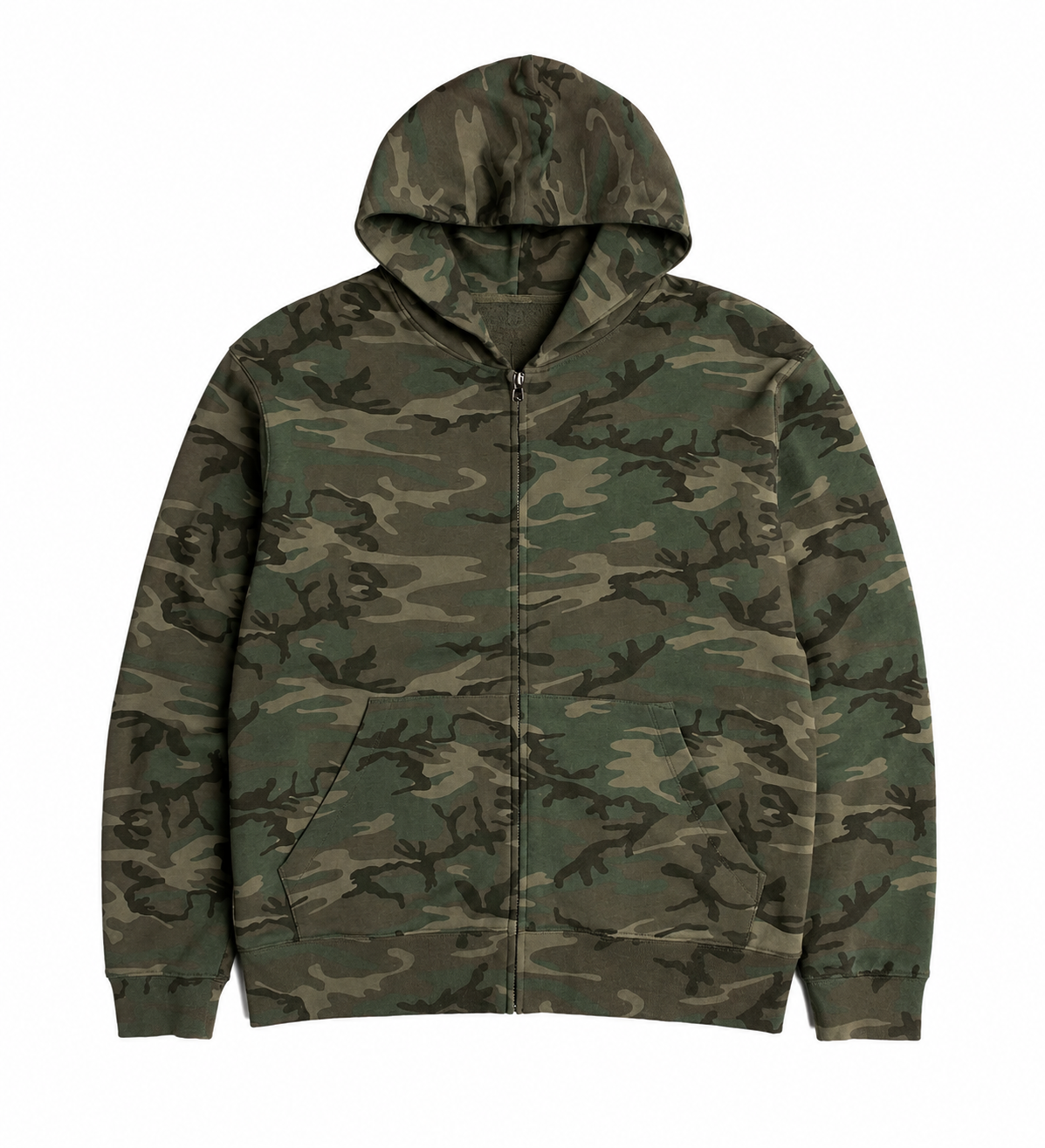Camo Zip Up Jacket