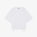 Distressed Oversized T-Shirt (White)