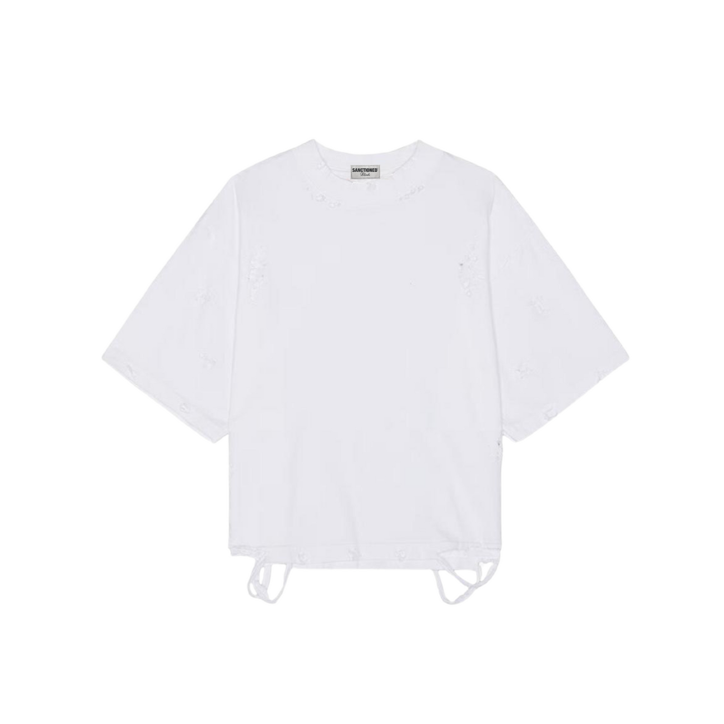 Distressed Oversized T Shirt