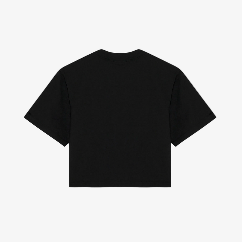 Oversized Crop T-Shirt (Black)