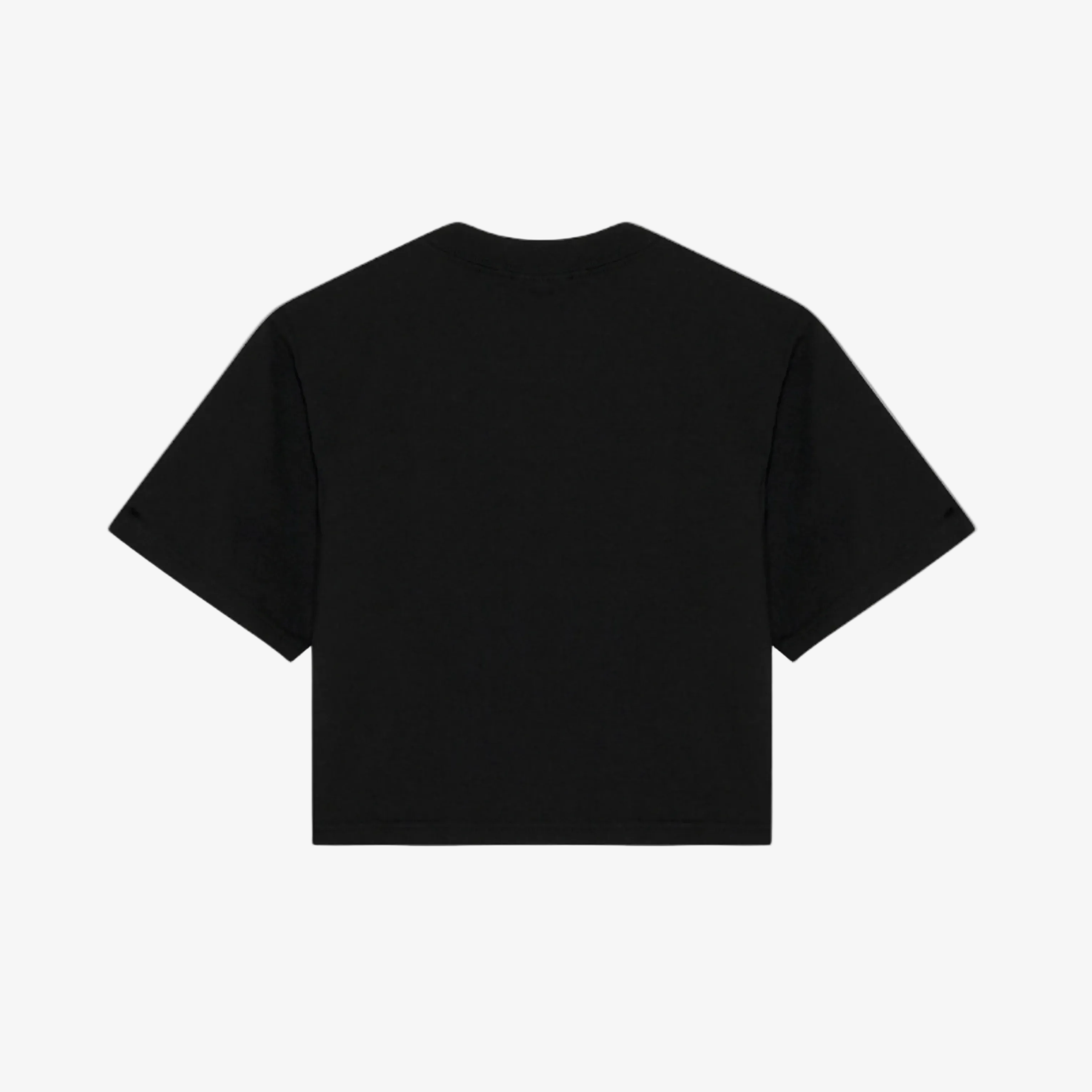 Oversized Crop T-Shirt (Black)