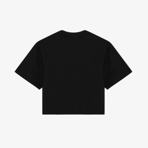 Oversized Crop T-Shirt (Black)