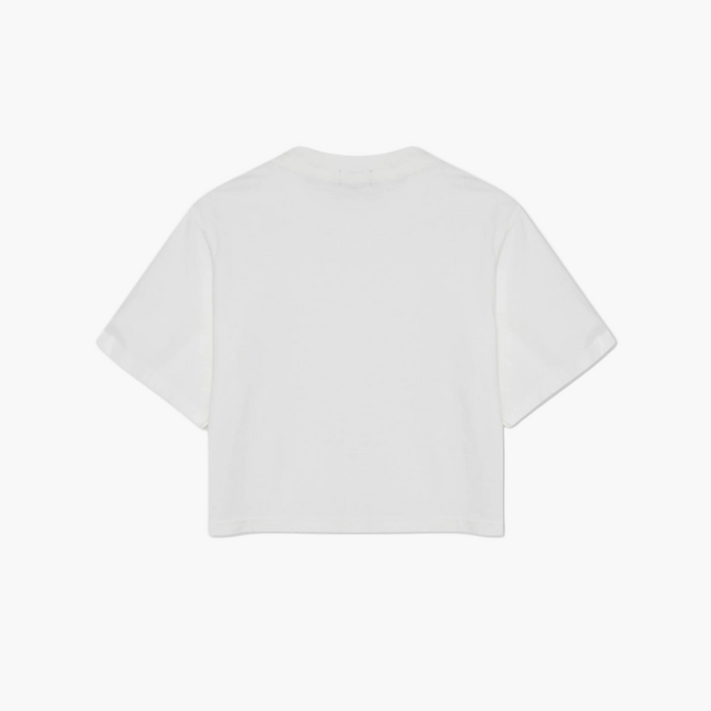 Oversized Crop T-Shirt (White)