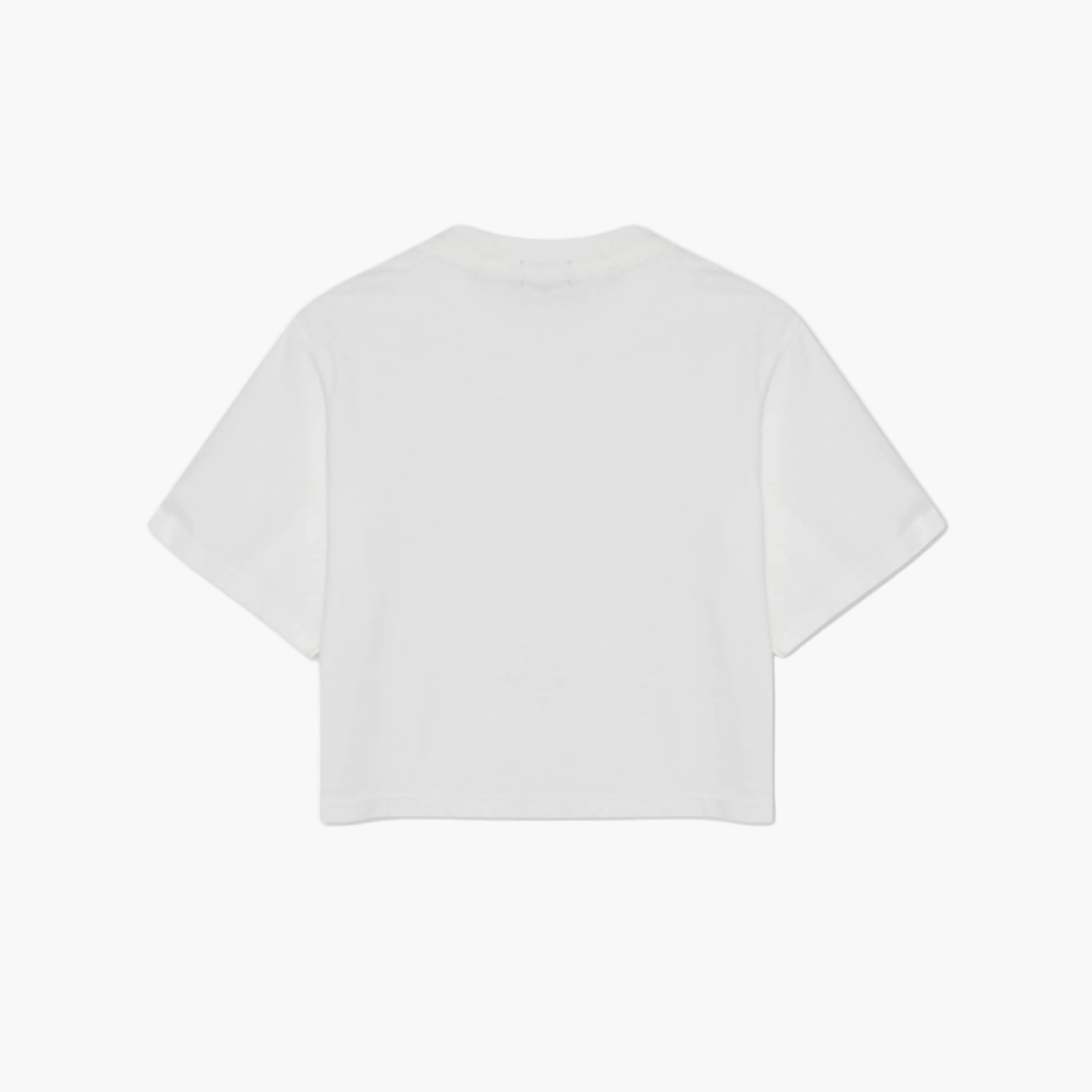 Oversized Crop T-Shirt (White)