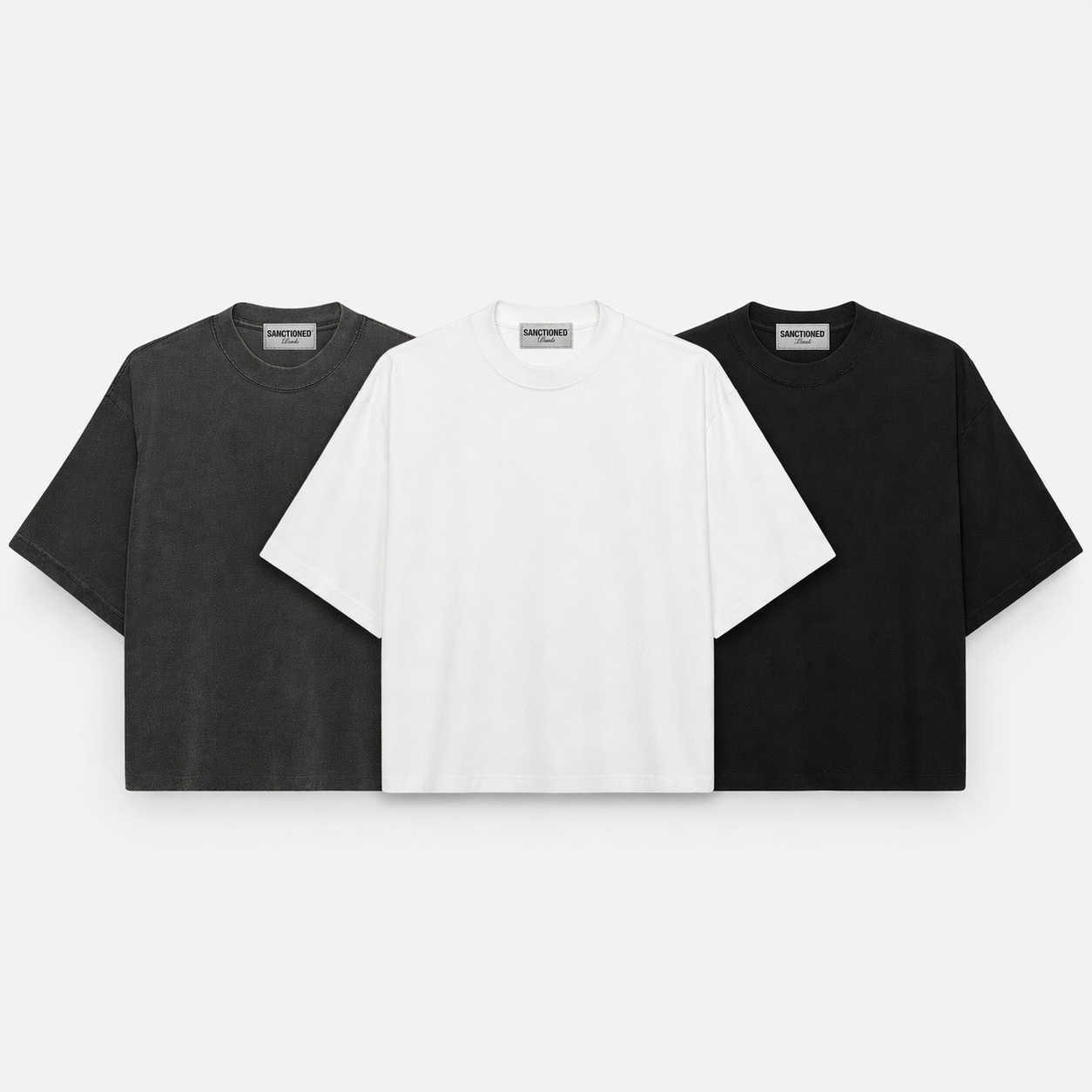 Cropped Tee 3-Pack