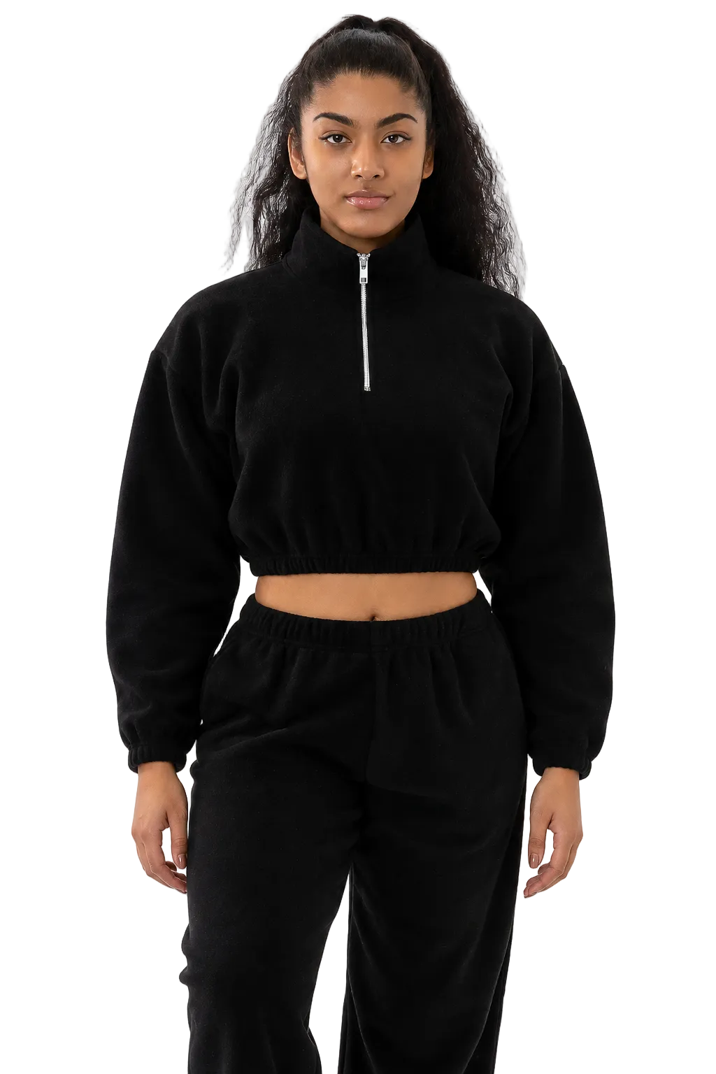 Half Zip Sweater (Black)