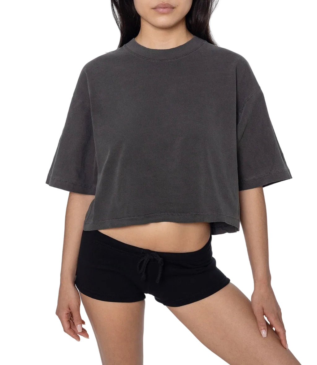 Oversized Crop Tee (Shadow)