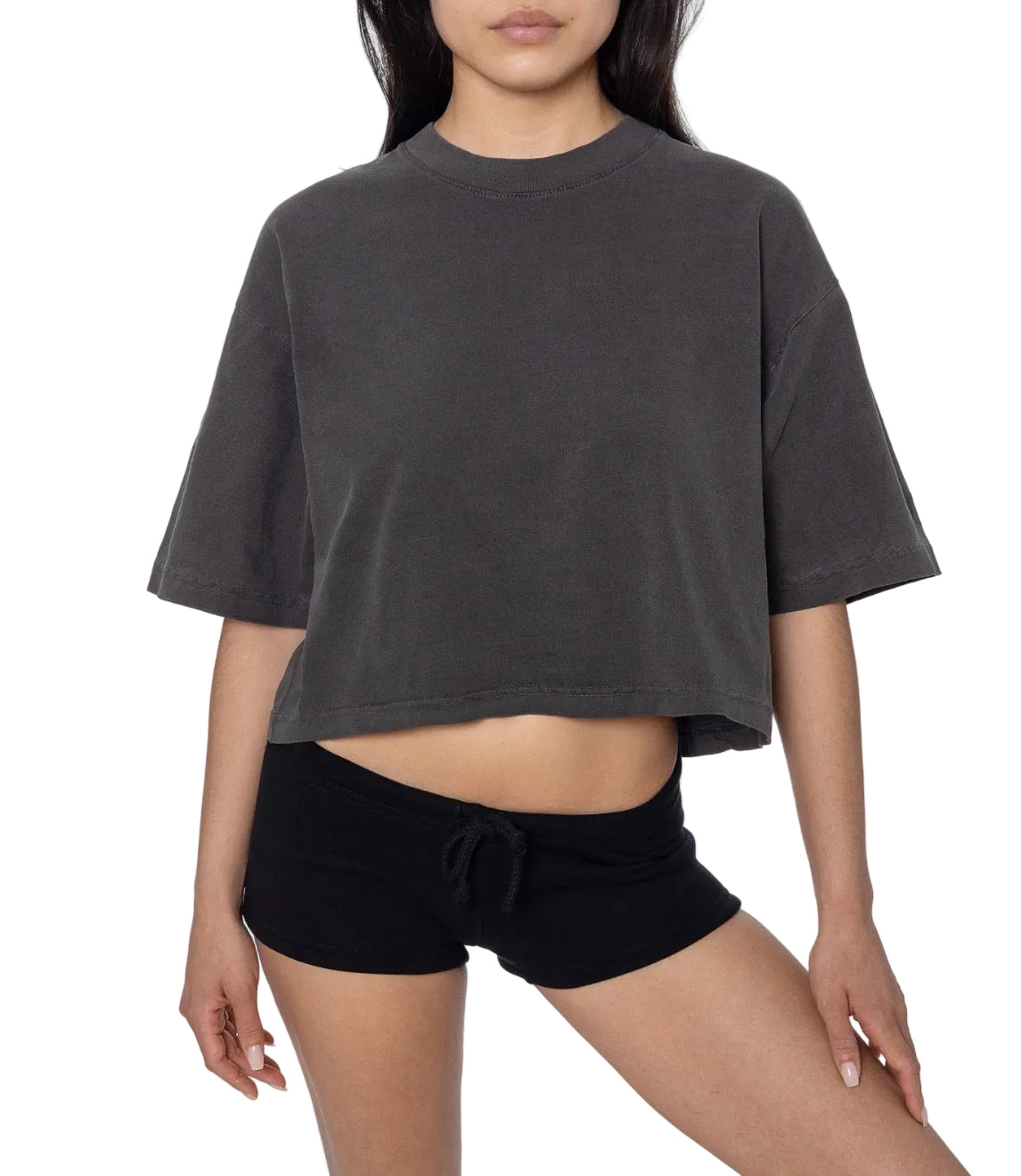 Oversized Crop Tee (Shadow)