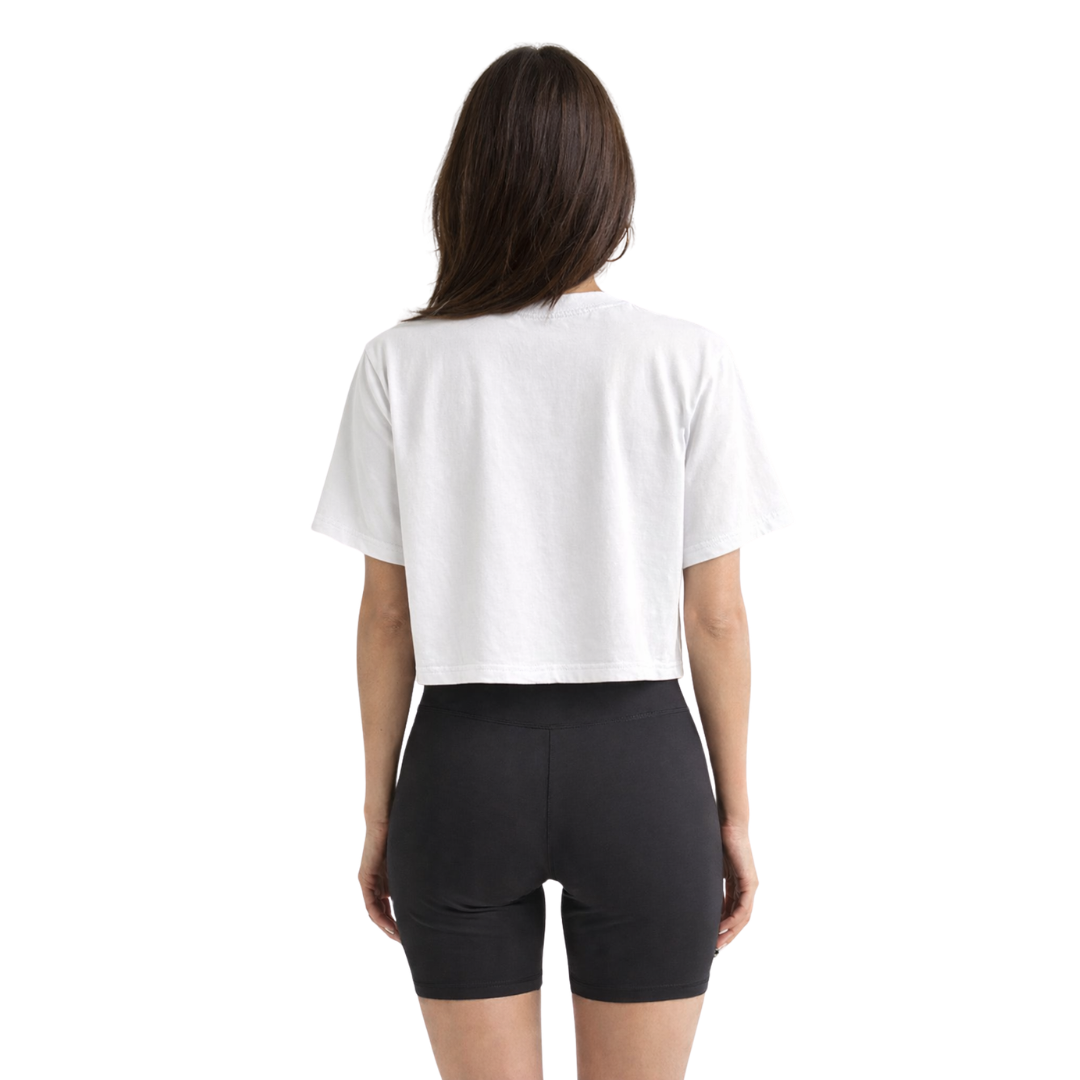 Oversized Crop T-Shirt (White)