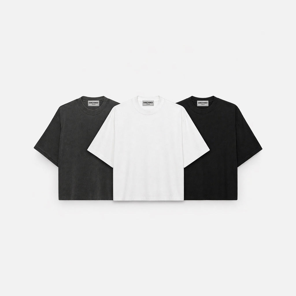 Cropped Tee 3-Pack