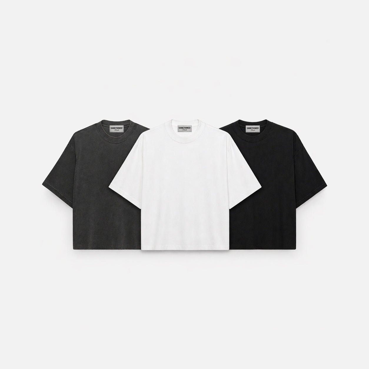 Cropped Tee 3-Pack