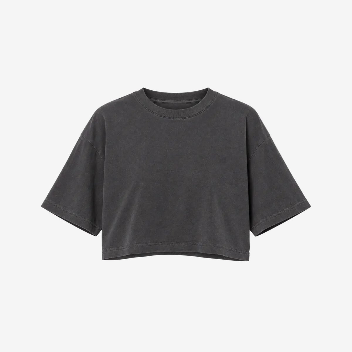 Oversized Crop Tee (Shadow)