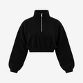Half Zip Sweater (Black)