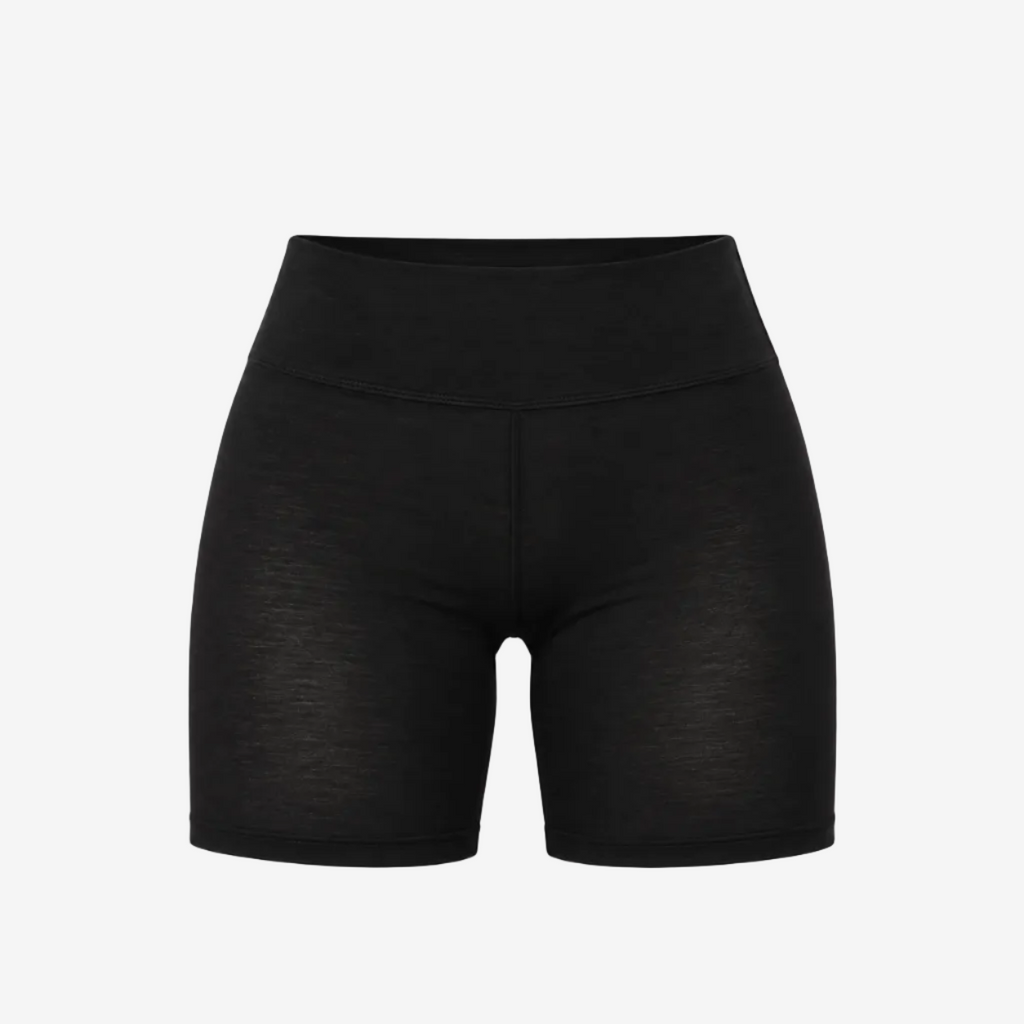 Nylon Biker Shorts (Black)