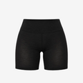 Nylon Biker Shorts (Black)