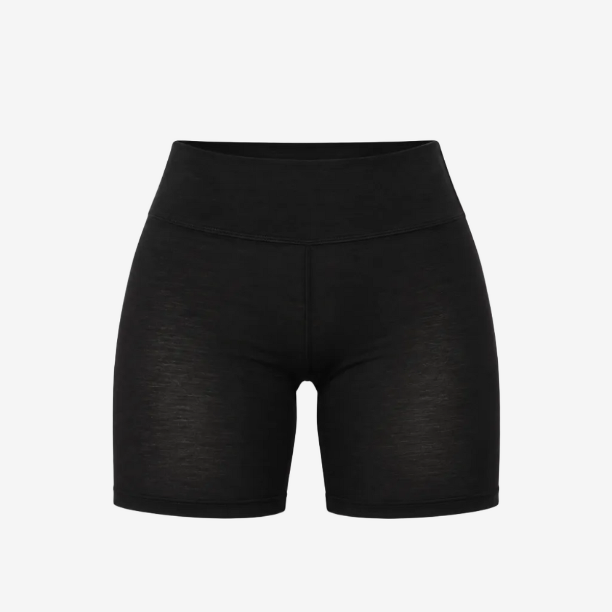 Nylon Biker Shorts (Black)