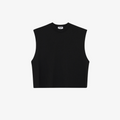 Cropped Muscle Shirt (Black)