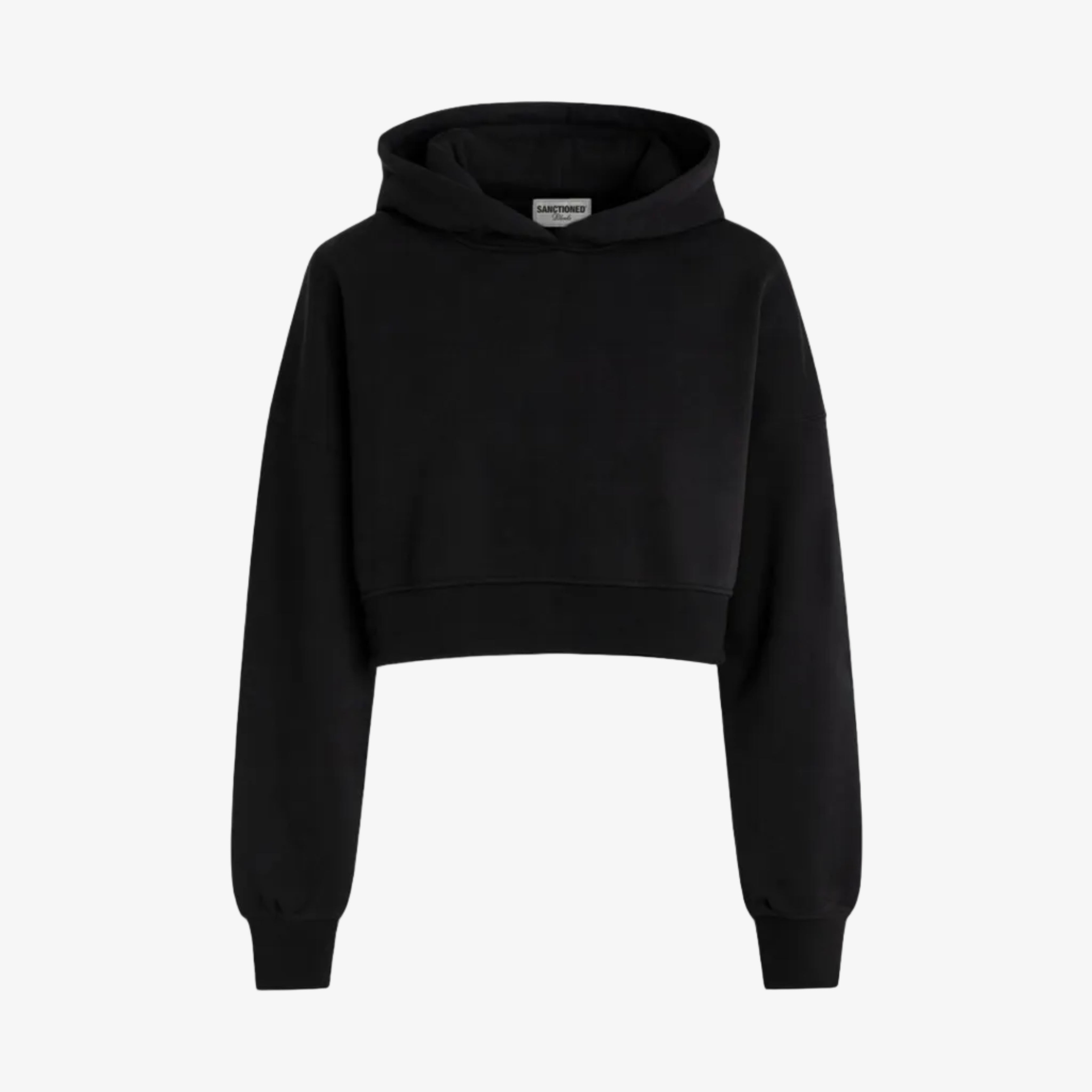 Cropped Hoodie (Black)