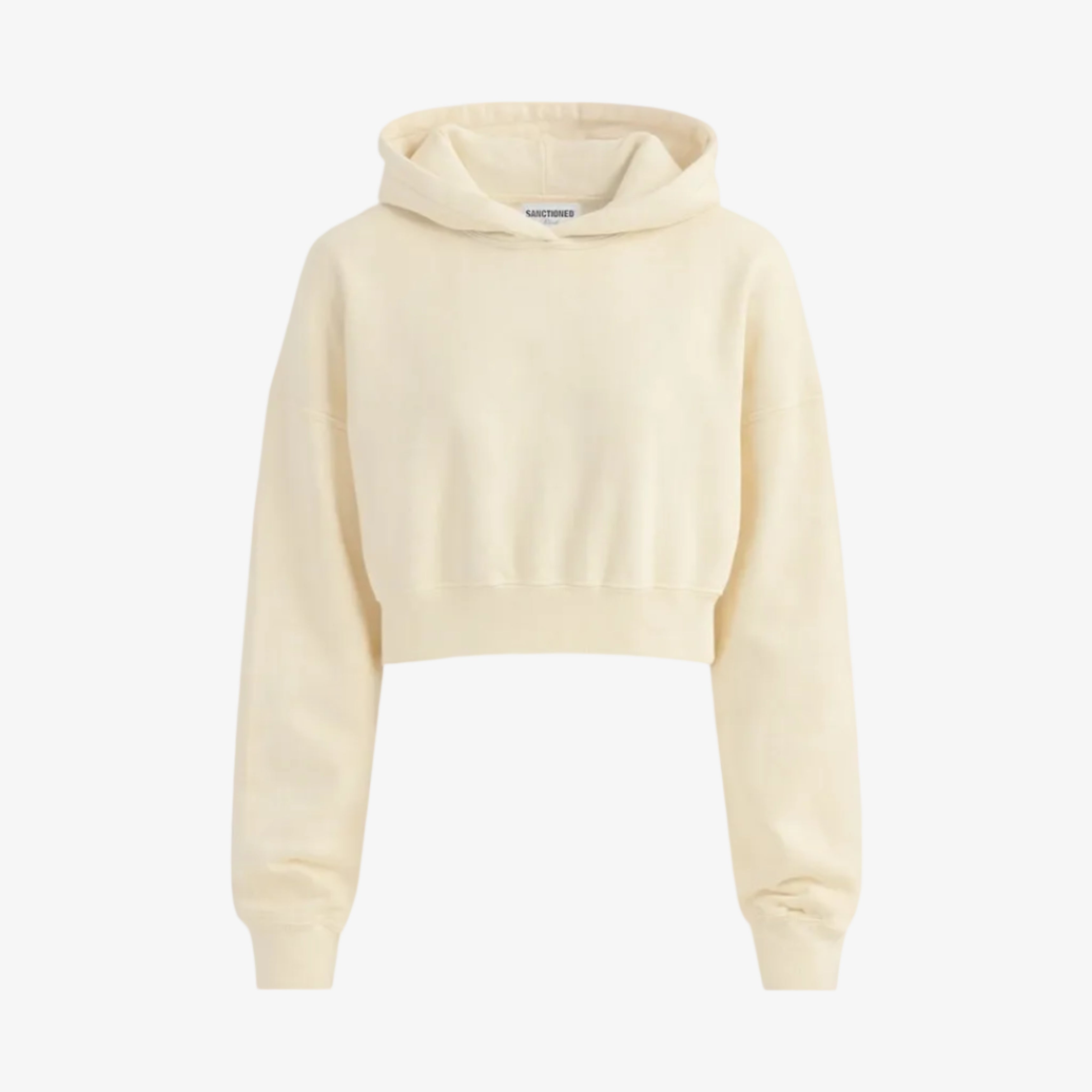 Cropped Hoodie (Cream)
