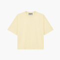 Cropped Oversized T-Shirt (Cream)