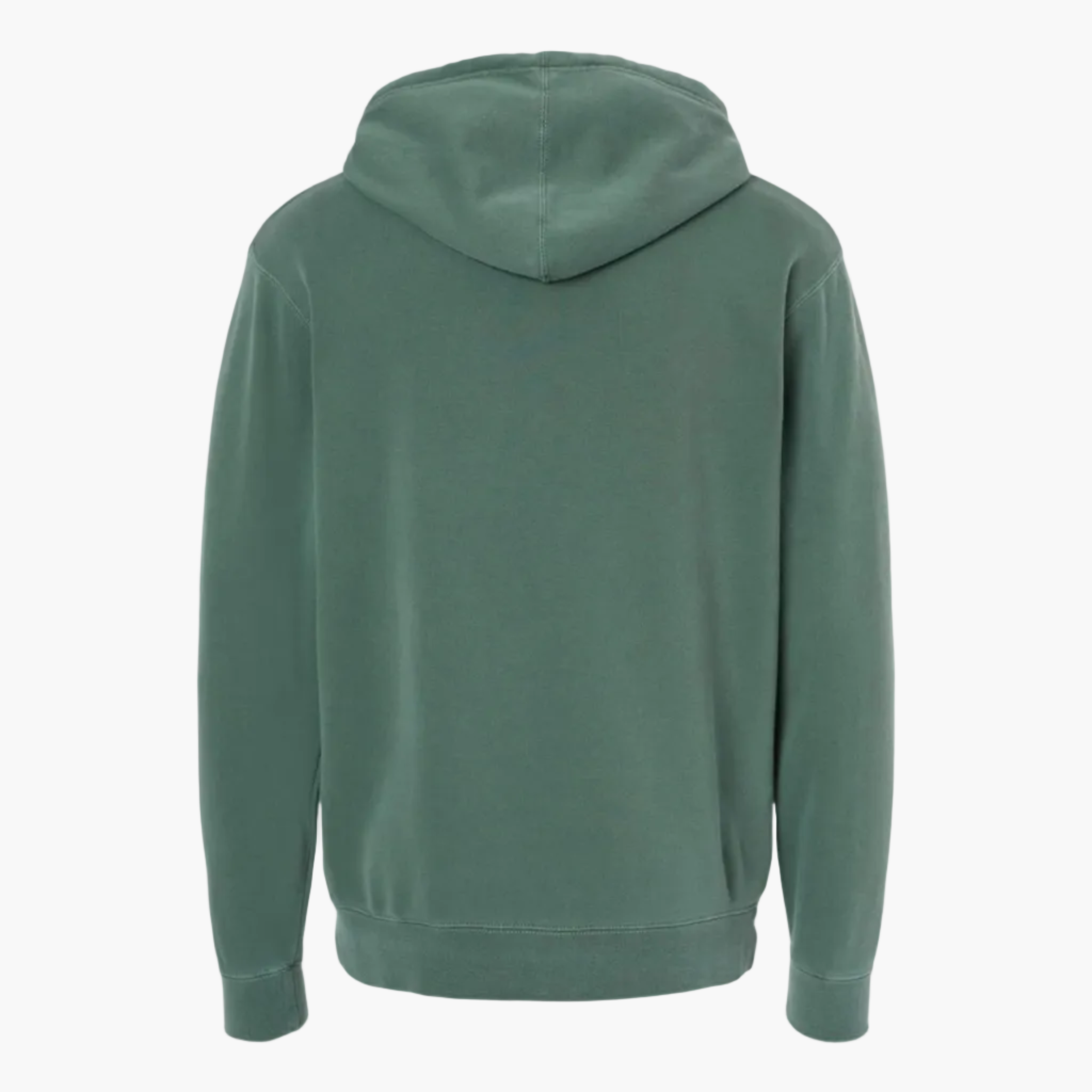 Unisex Midweight Pigment Dye Pullover Hood (Alpine Green)