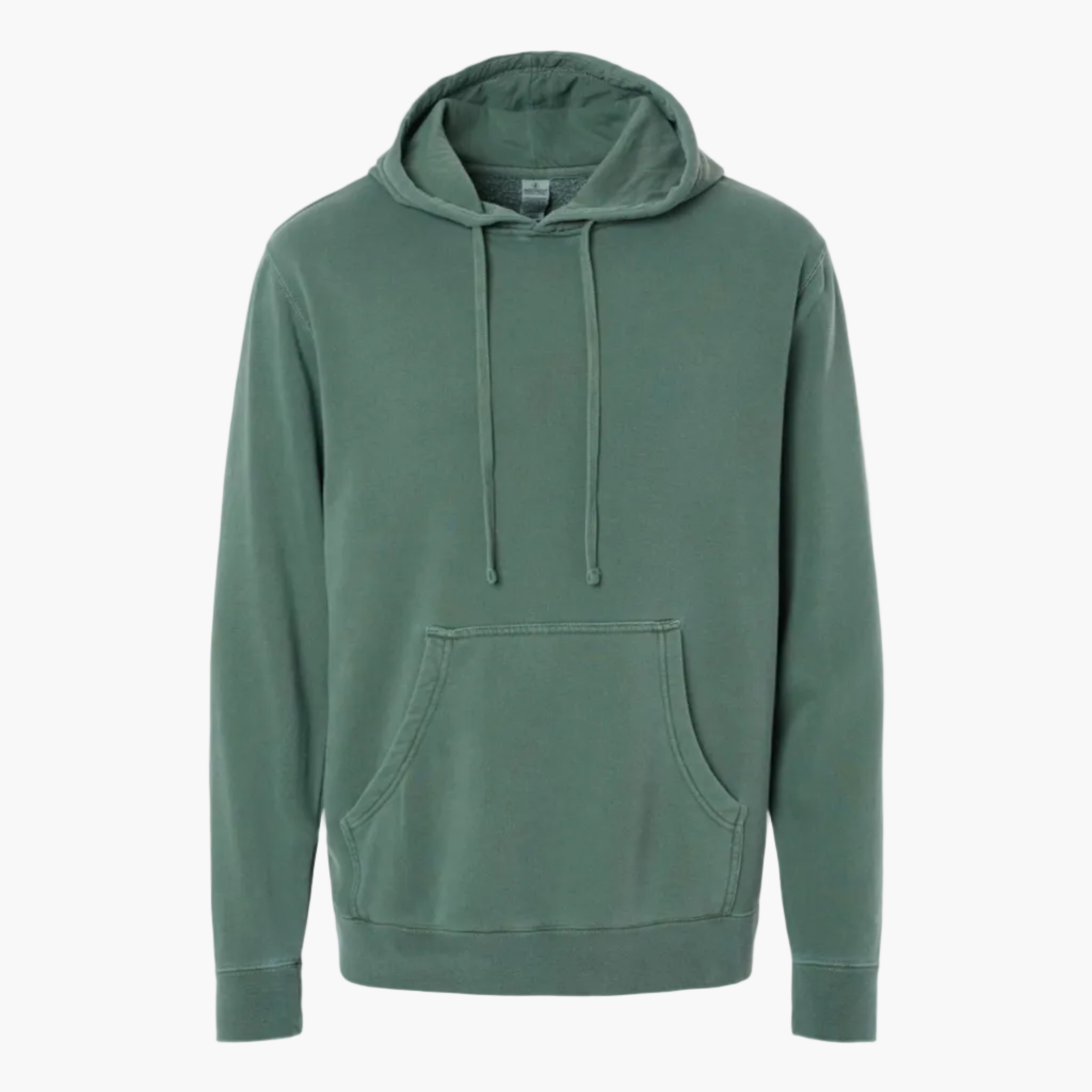 Unisex Midweight Pigment Dye Pullover Hood (Alpine Green)