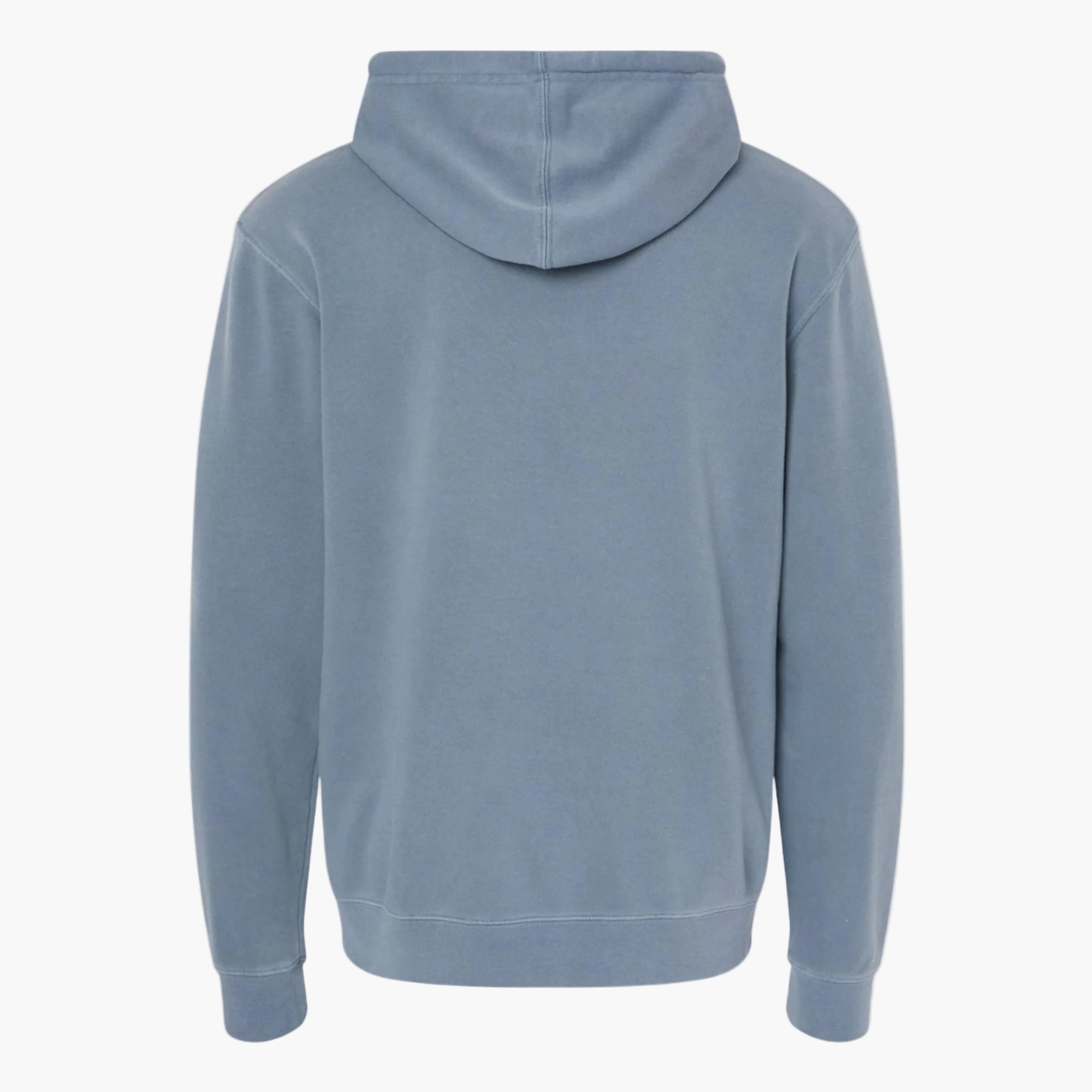 Unisex Midweight Pigment Dye Pullover Hood (Blue)