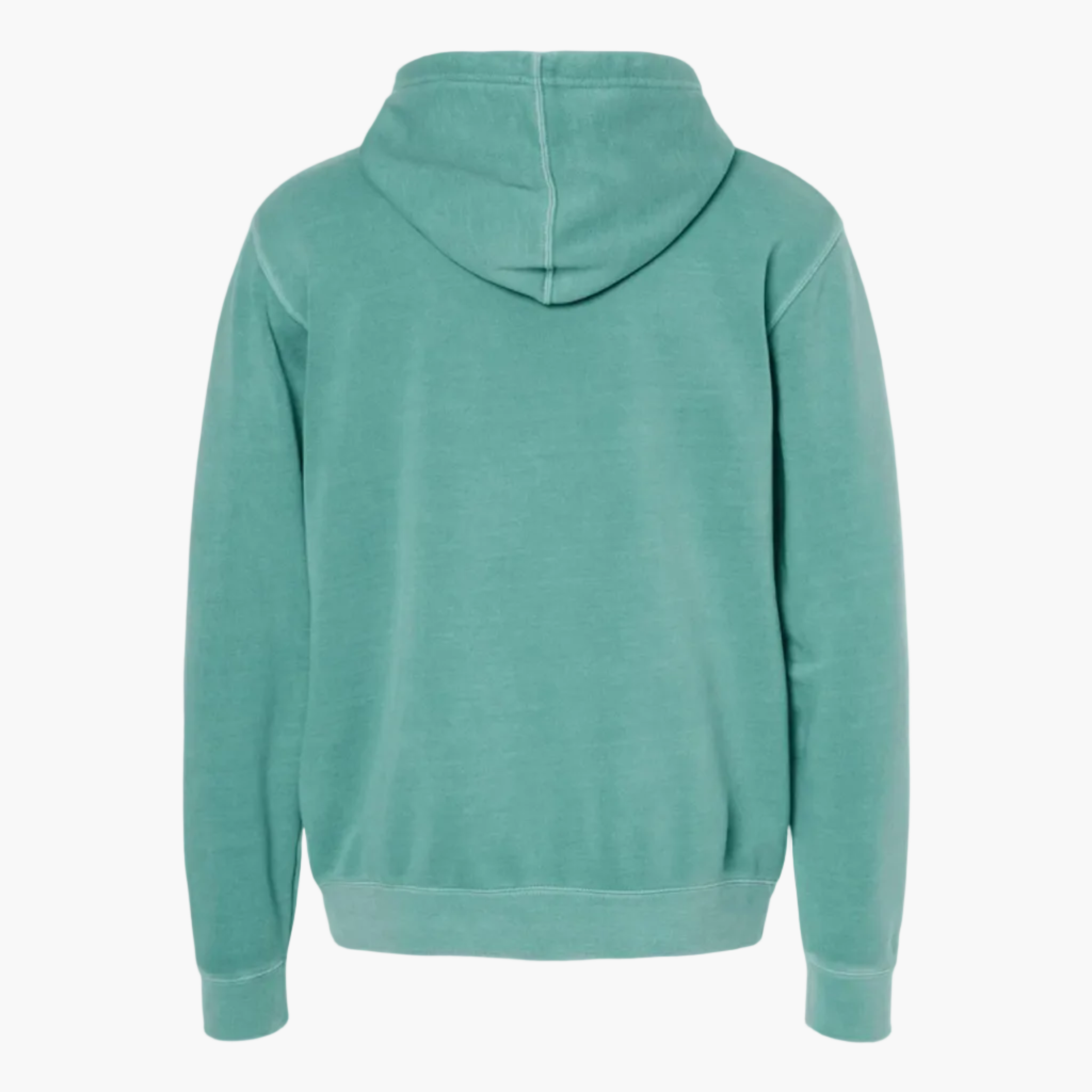 Unisex Midweight Pigment Dye Pullover Hood (Mint)