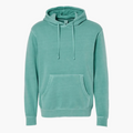 Unisex Midweight Pigment Dye Pullover Hood (Mint)